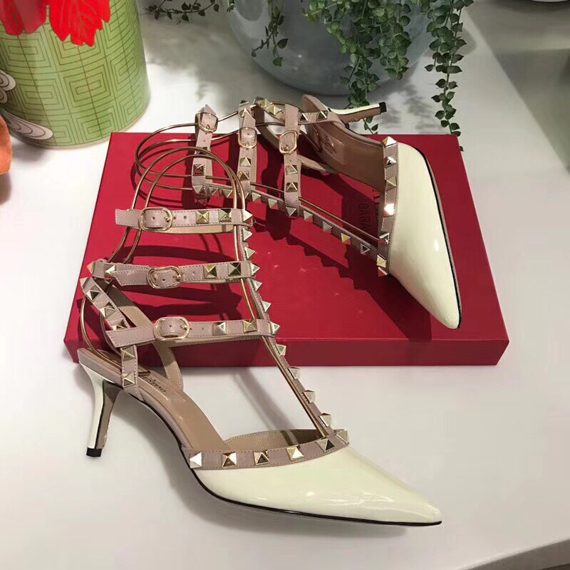 Va1e*ntin0 shoes White 6.5cm 
