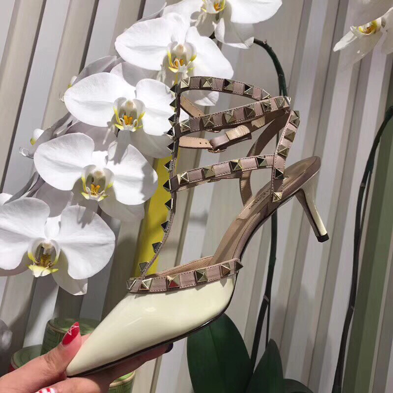 Va1e*ntin0 shoes White 6.5cm 