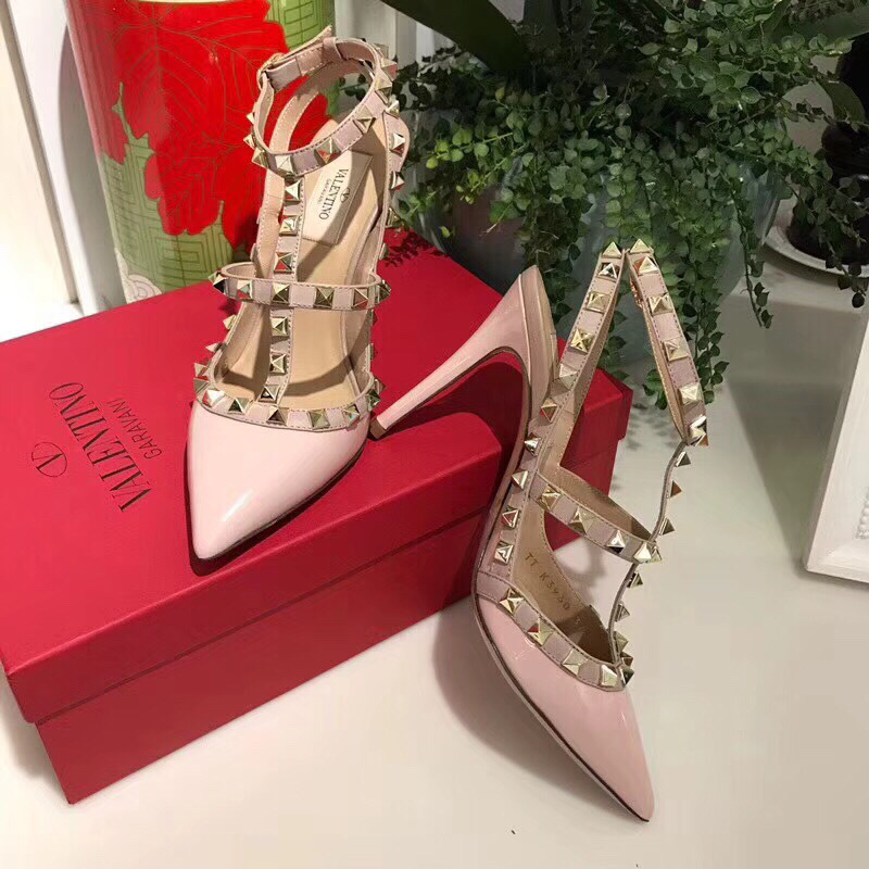 Va1e*ntin0 shoes Pink 10cm