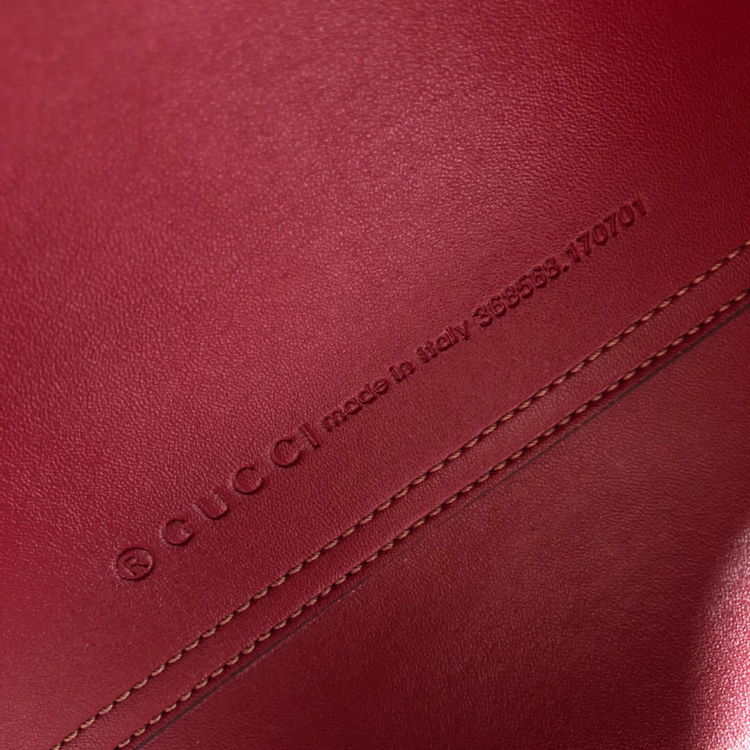 Gvc*1 Tote Calfskin Bag Printing Red 368568 