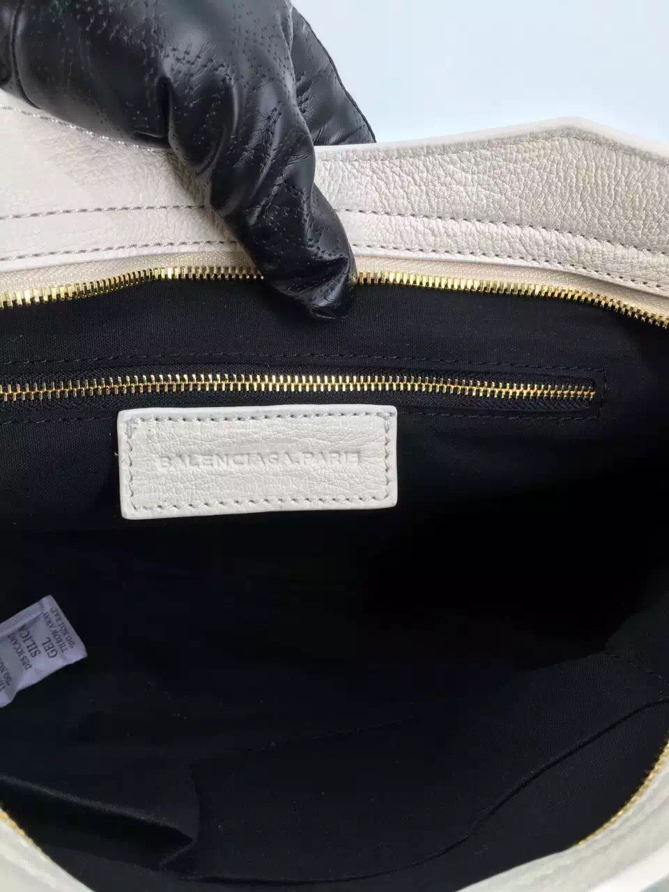 Ba1en*iaga Motorcycle Medium Handbag