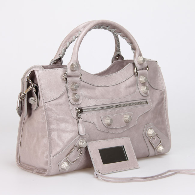 Ba1en*iaga Classic City 38cm Bag light gray