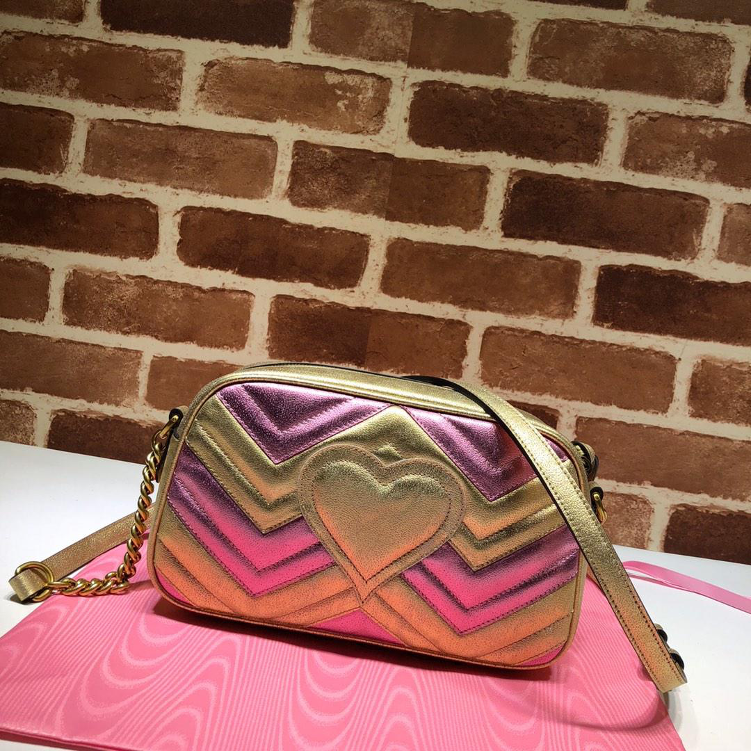 Gvc*1 Original Gold with Purple Handbag Bagsaa
