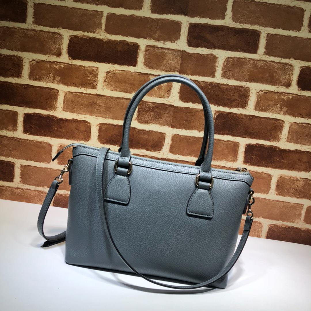 Bagsaa Gvc*1 Calfskin Light Blue Handbag