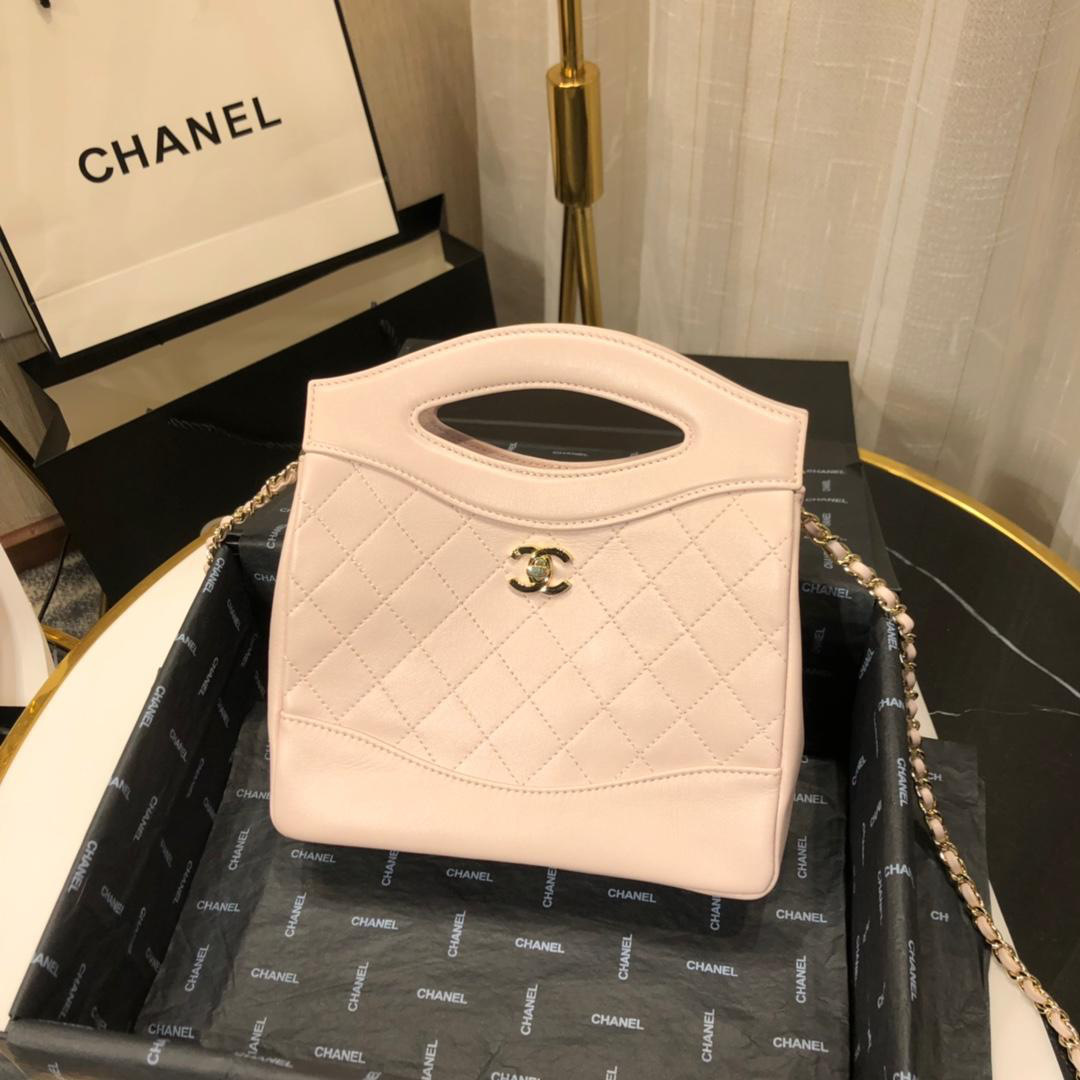 Ch**el mini Chain Shoulder Pink Handbag