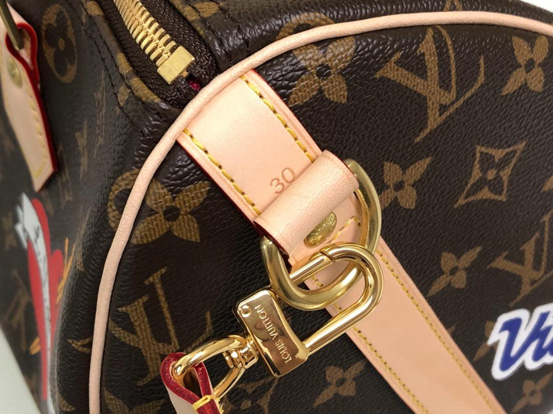 LV Speedy Monogram Handbag 30cm N43989 