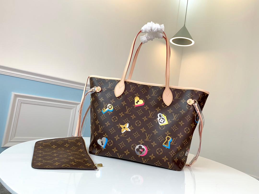 L0vis Vvtt0n Neverfull Love Lock M44364 32cm Bagsaa