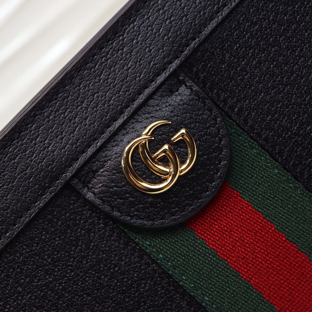 Gvc*1 Ophidia small shoulder bag Black 503877