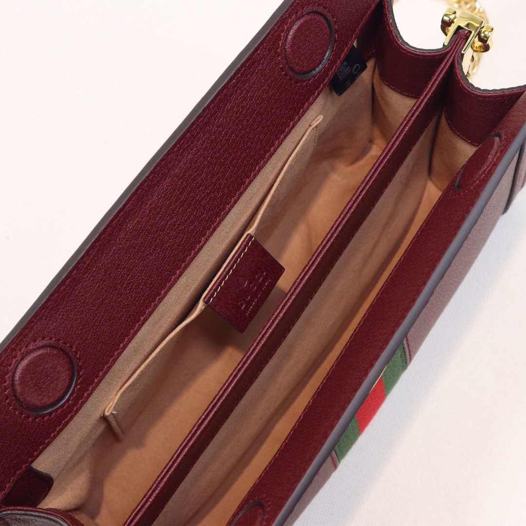 Gvc*1 Ophidia small shoulder bag Red 503877