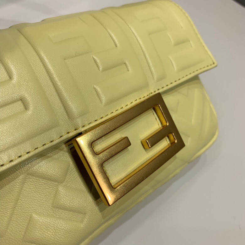 F**di Mini Baguette Yellow 18cm