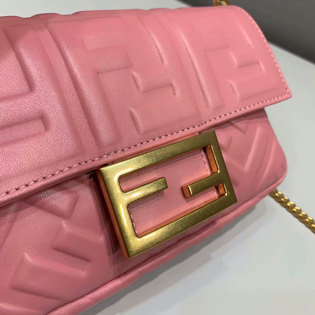 F**di Mini Baguette Pink 18cm