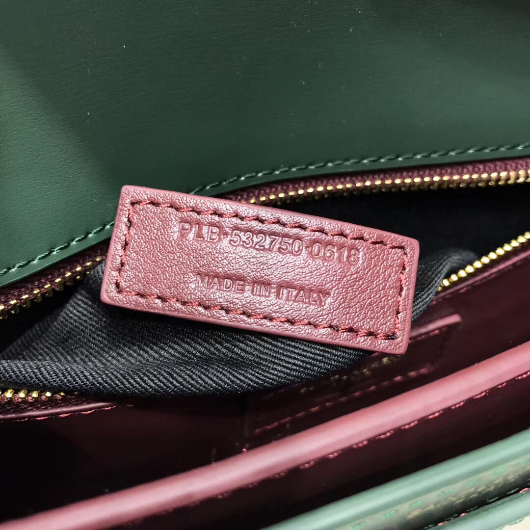 Y51 CASSANDRA Calfskin Leather Bag Green