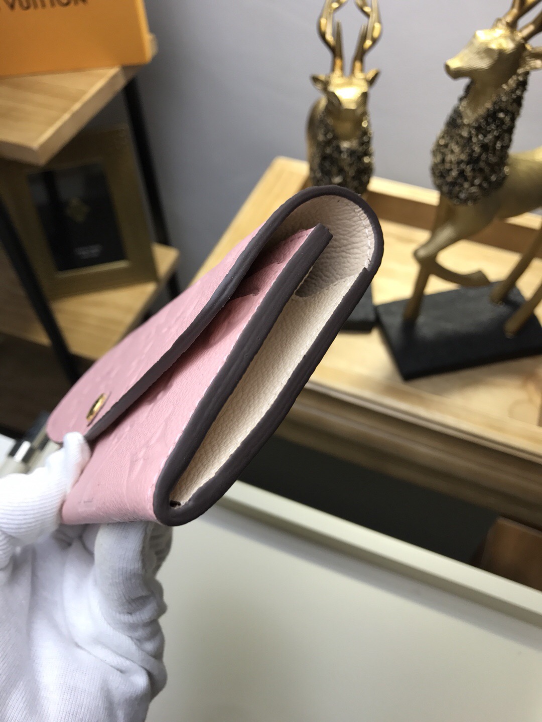 LV Monogram Empreinte Leather Emilie Wallet M62369