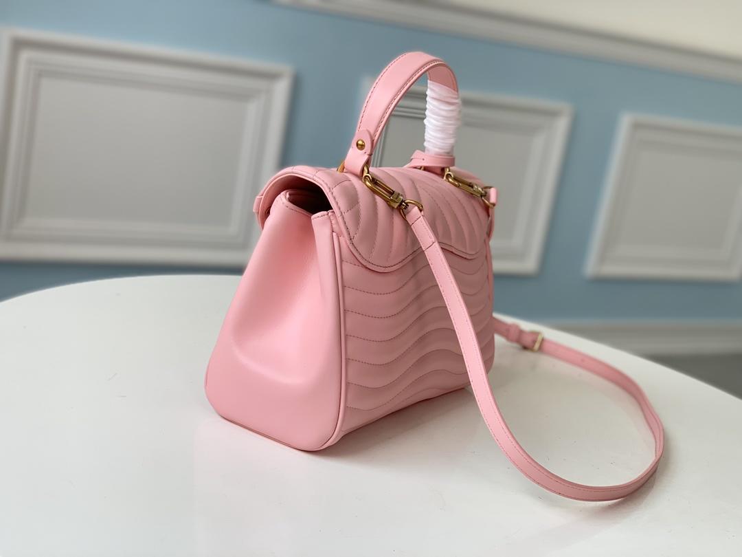 LV NEW WAVE TOP HANDLE HANDBAG Silky calfskin Pink