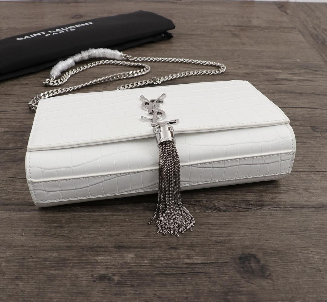 Y51 Crocodile embossed cowhide Chain bag 