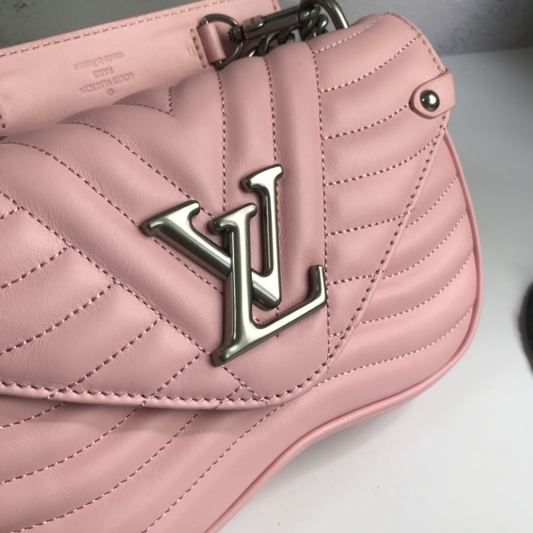 LV New Wave Calfskin Medium handbag Pink