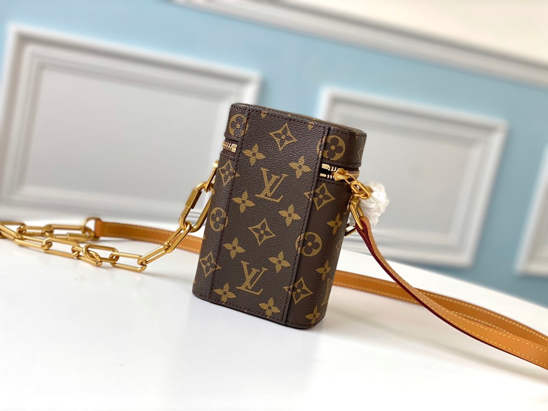 LV Mini chain bucket bag Monogram