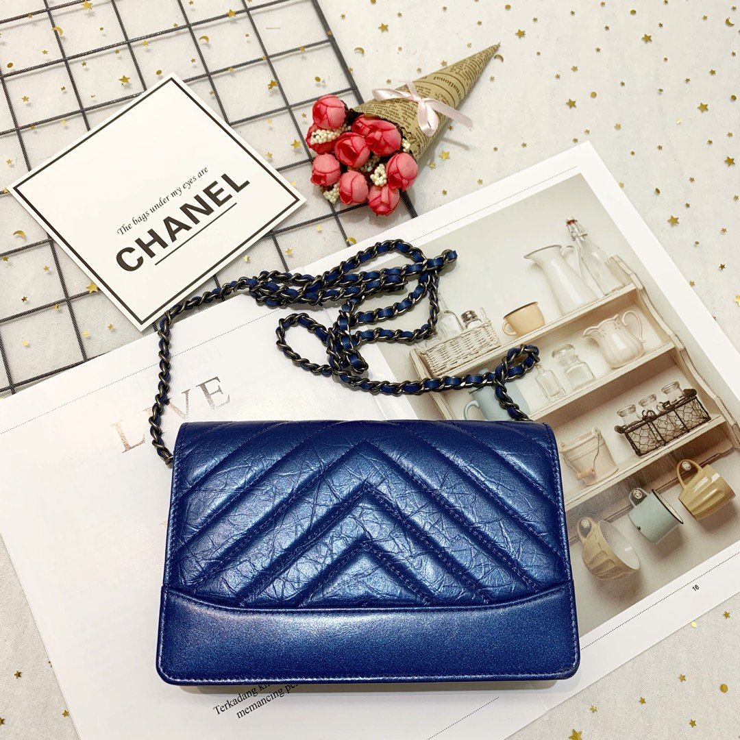 Ch**el Calfskin Gabrielle Woc bag