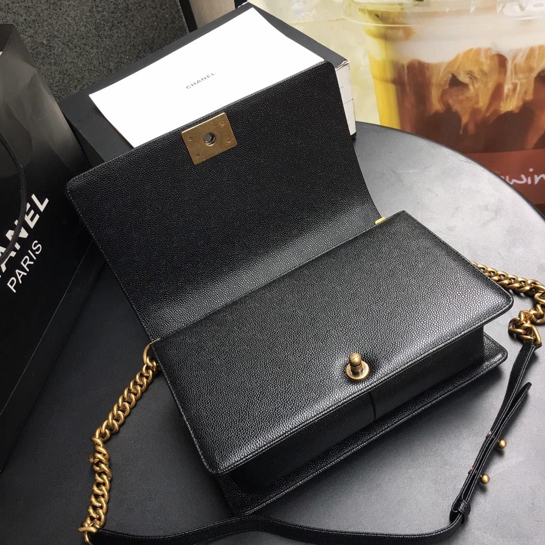 Ch**el Leboy Caviar 28cm Gold hardware