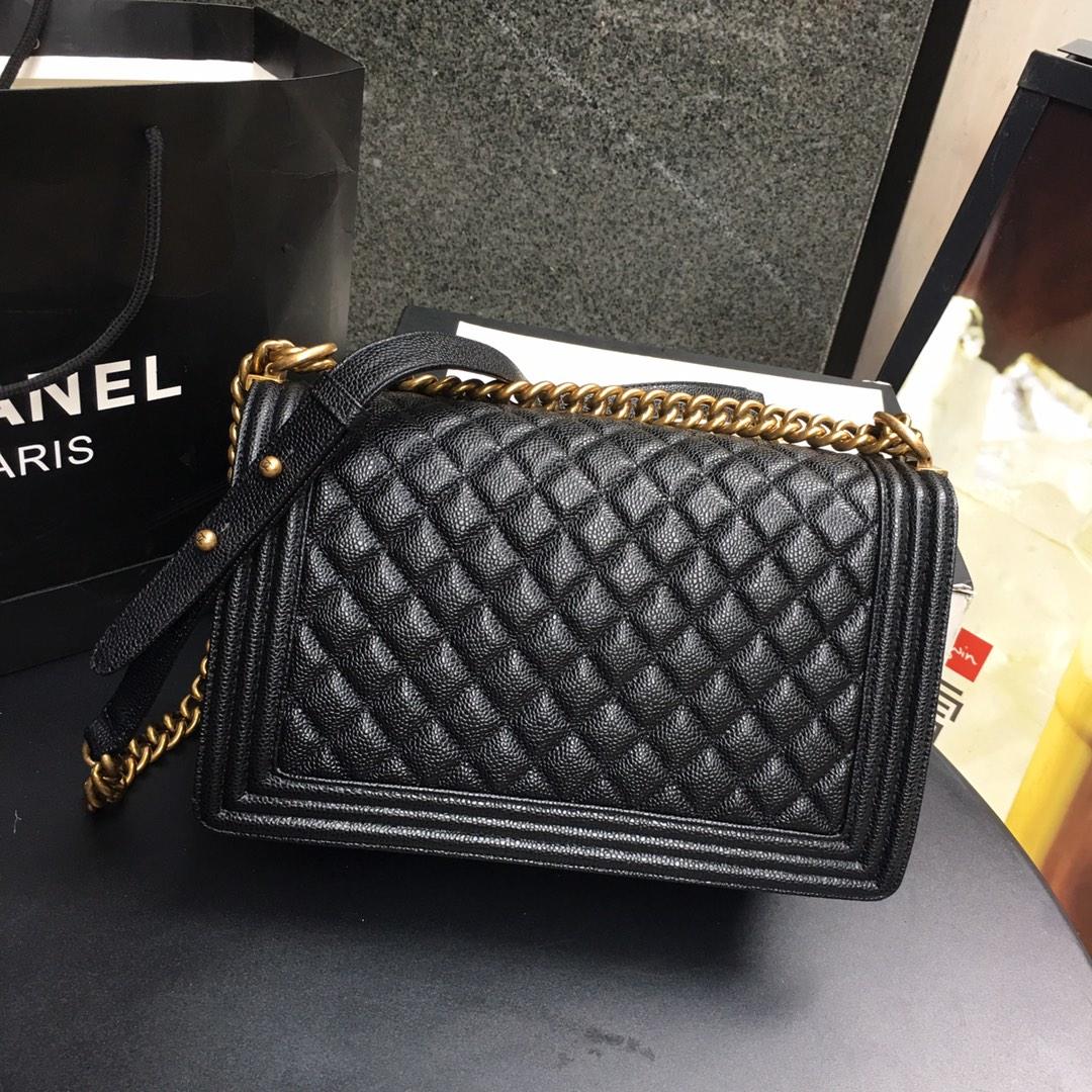 Ch**el Leboy Caviar 28cm Gold hardware