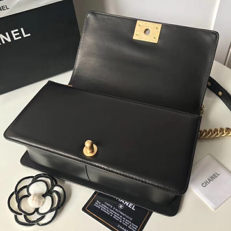 Ch**el Leboy Lambskin 25cm black