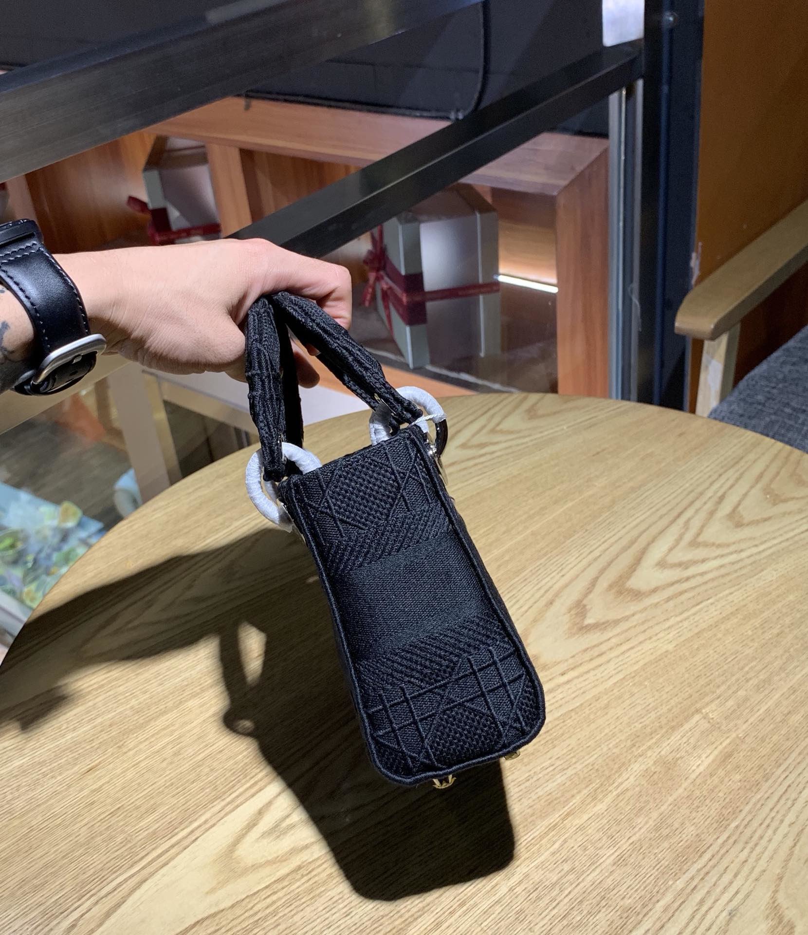 Chr1st1an D10r bag 17cm Black