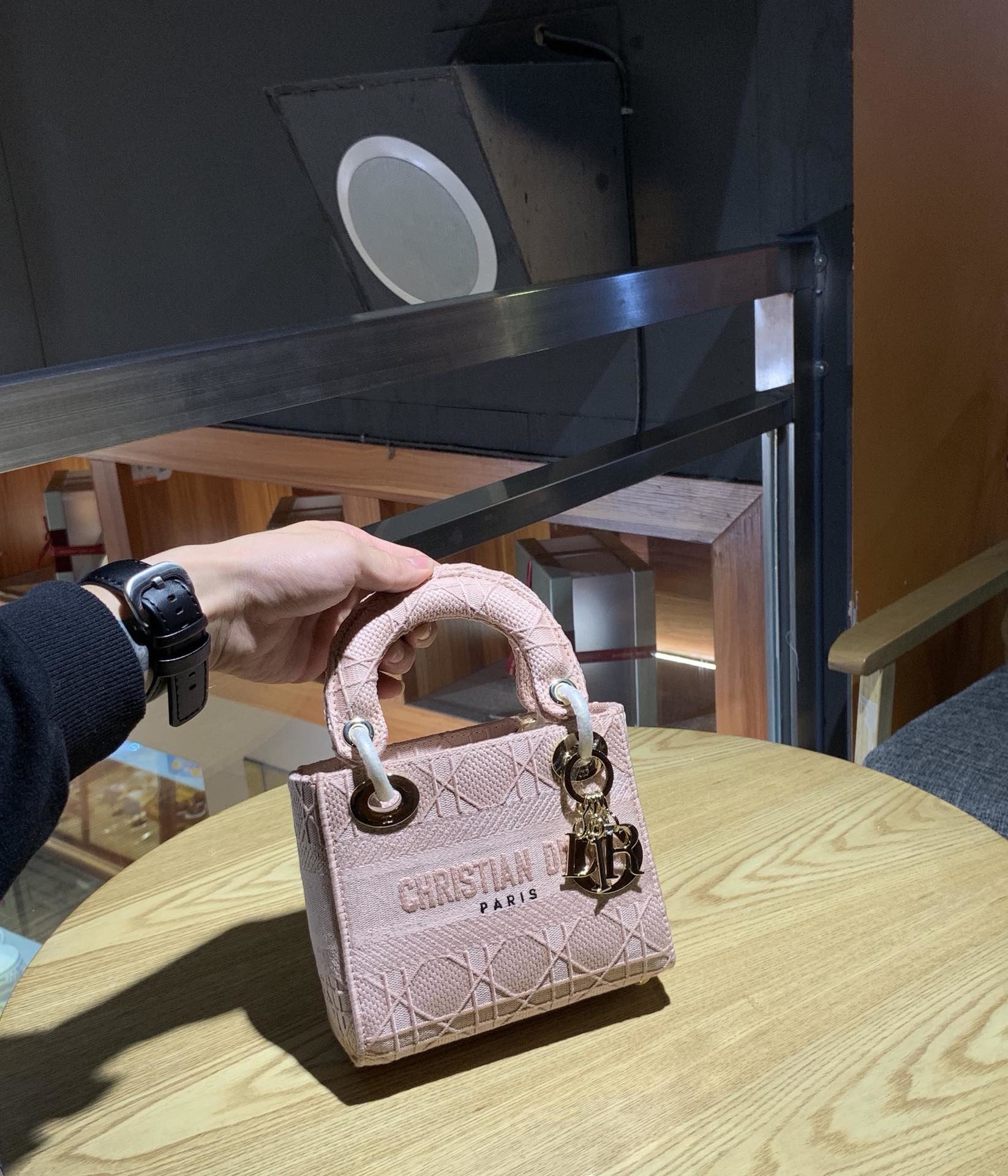 Chr1st1an D10r bag 17cm Pink
