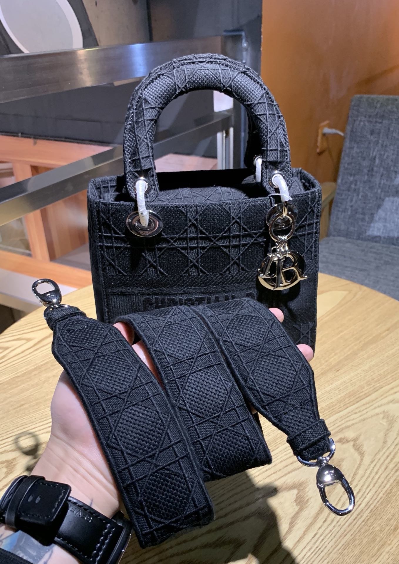 Chr1st1an D10r bag 24cm Black