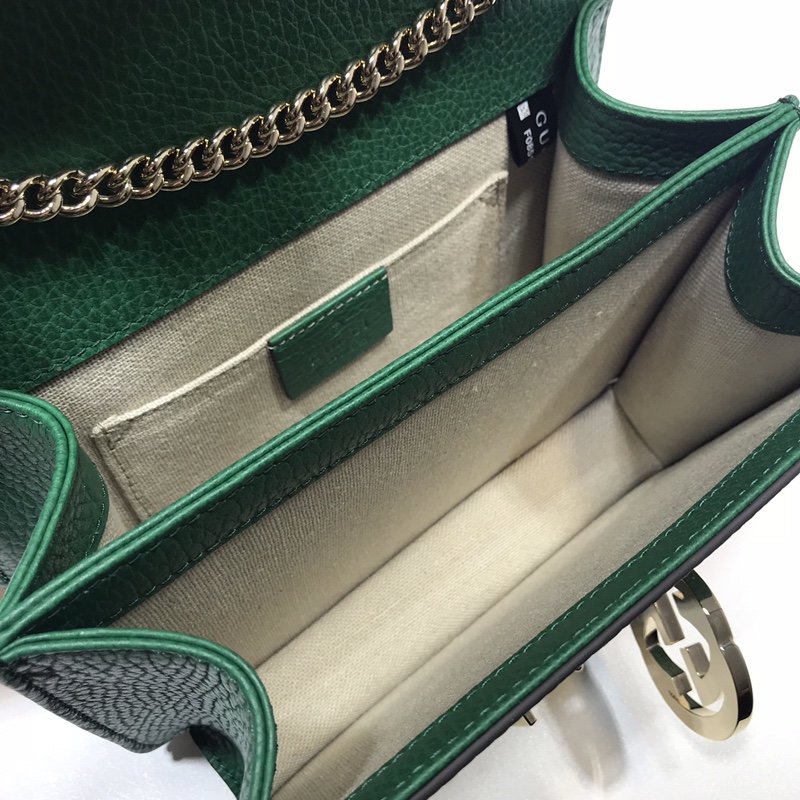 Gvc*1 510304 Interlocking Chain Leather Cross Body Bag 004