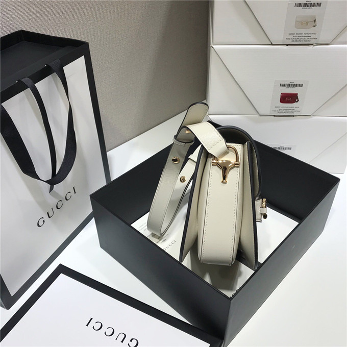 Gvc*1 1955 horsebit shoulder bag white