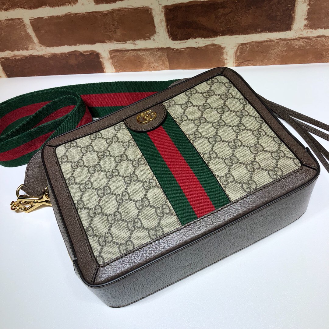 Gvc*1 Small Ophidia Gg Svp*me Canvas Shoulder Bag