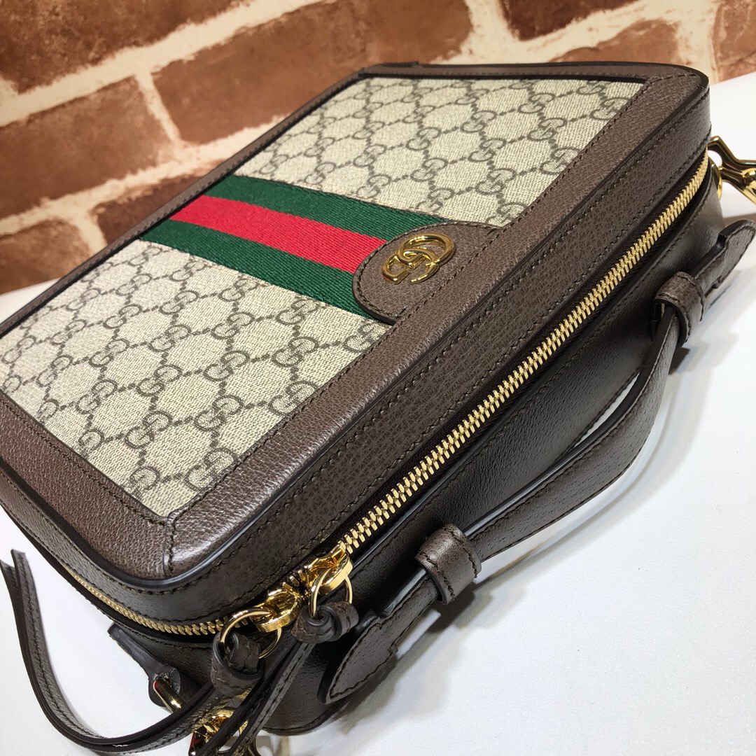 Gvc*1 Small Ophidia Gg Svp*me Canvas Shoulder Bag