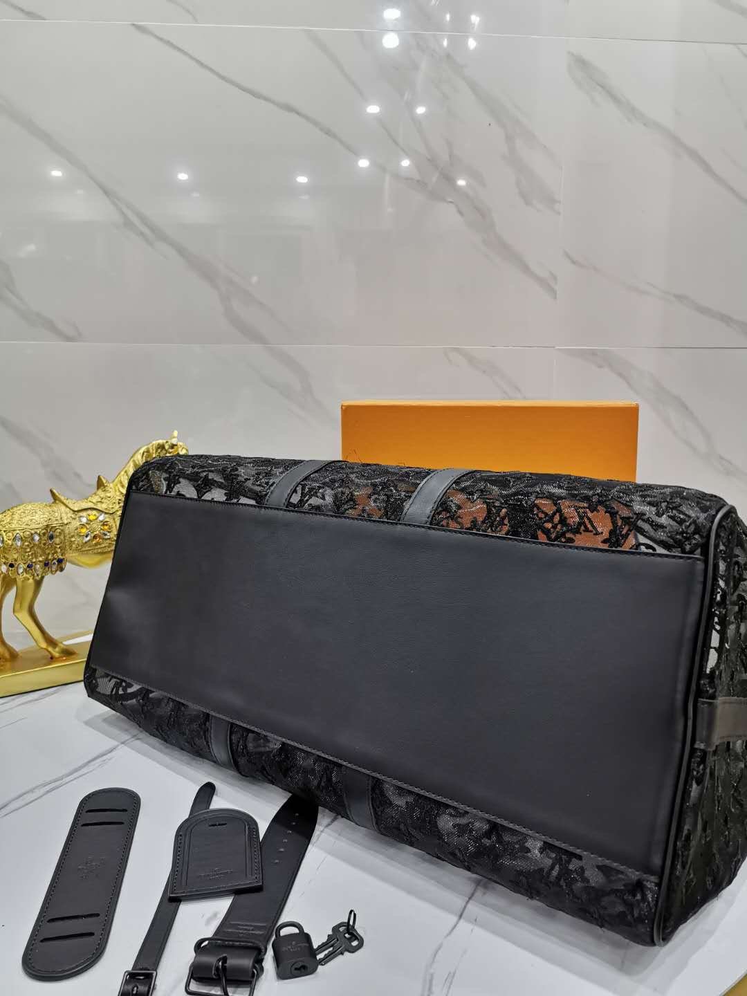 LV M53971 KEEPALL BANDOULIERE 50