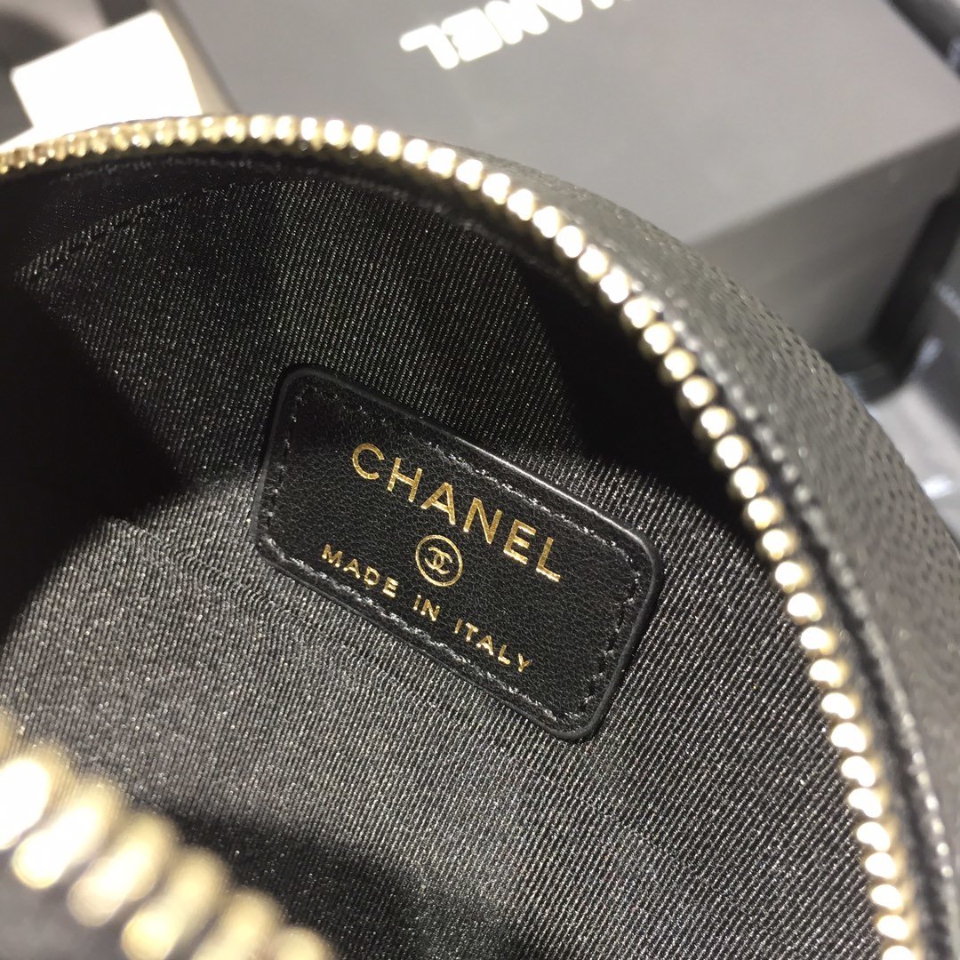 Ch**el 2020 Pouches Cosmetic Bags black