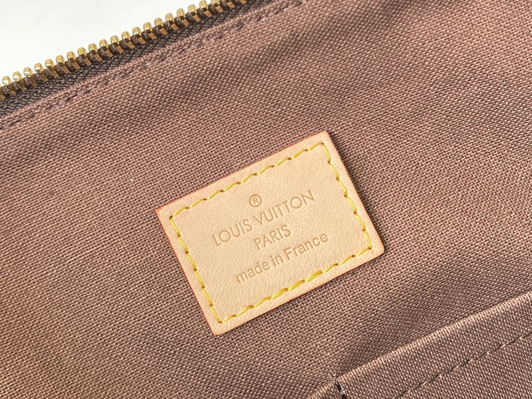 LV Damier Monogram IENA MM Handbag M42267