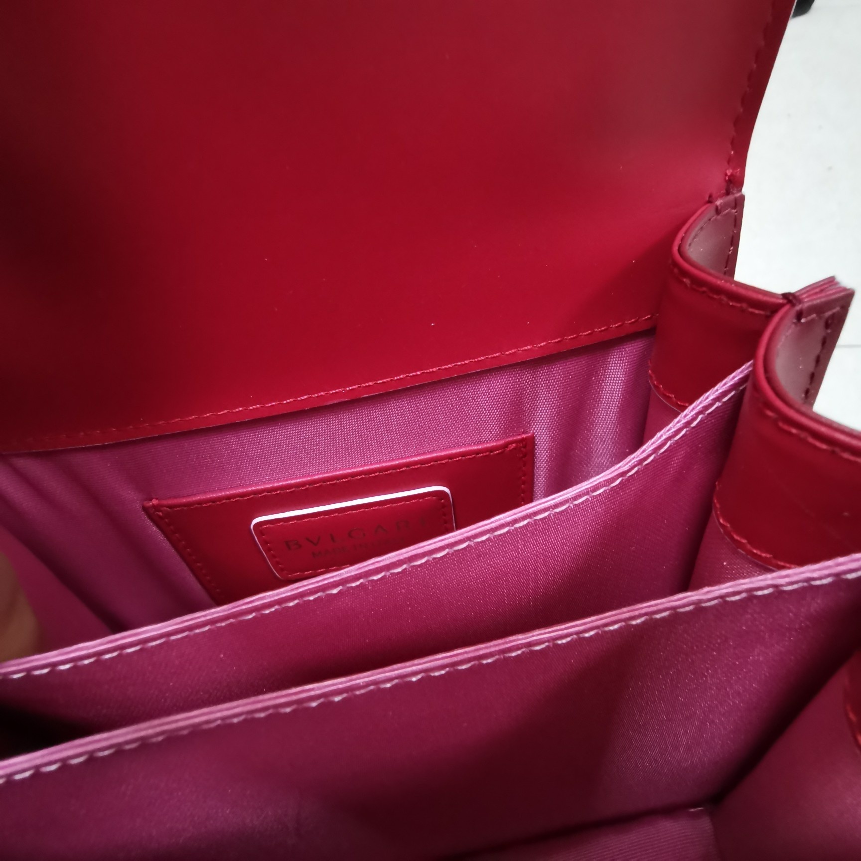 Bvlga Serpenti Forever in Love Bag 18cm red