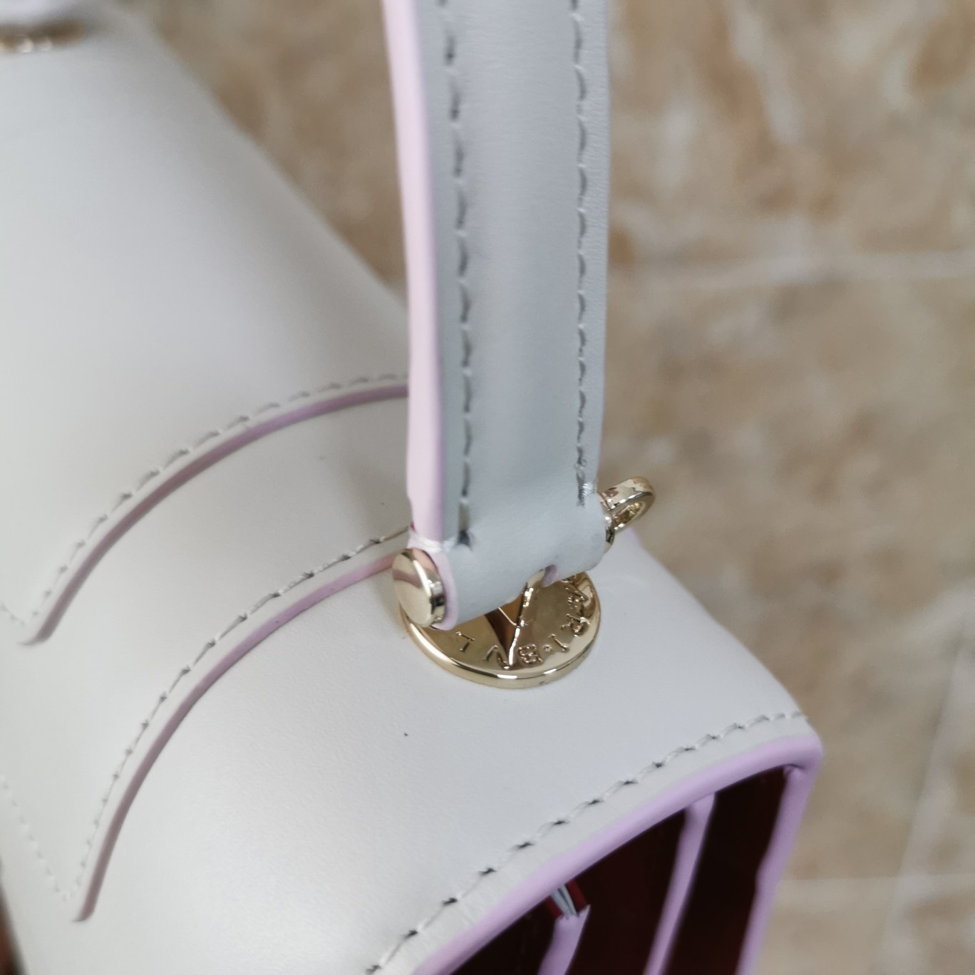 Bvlga Serpenti Forever in Love Bag 18cm white