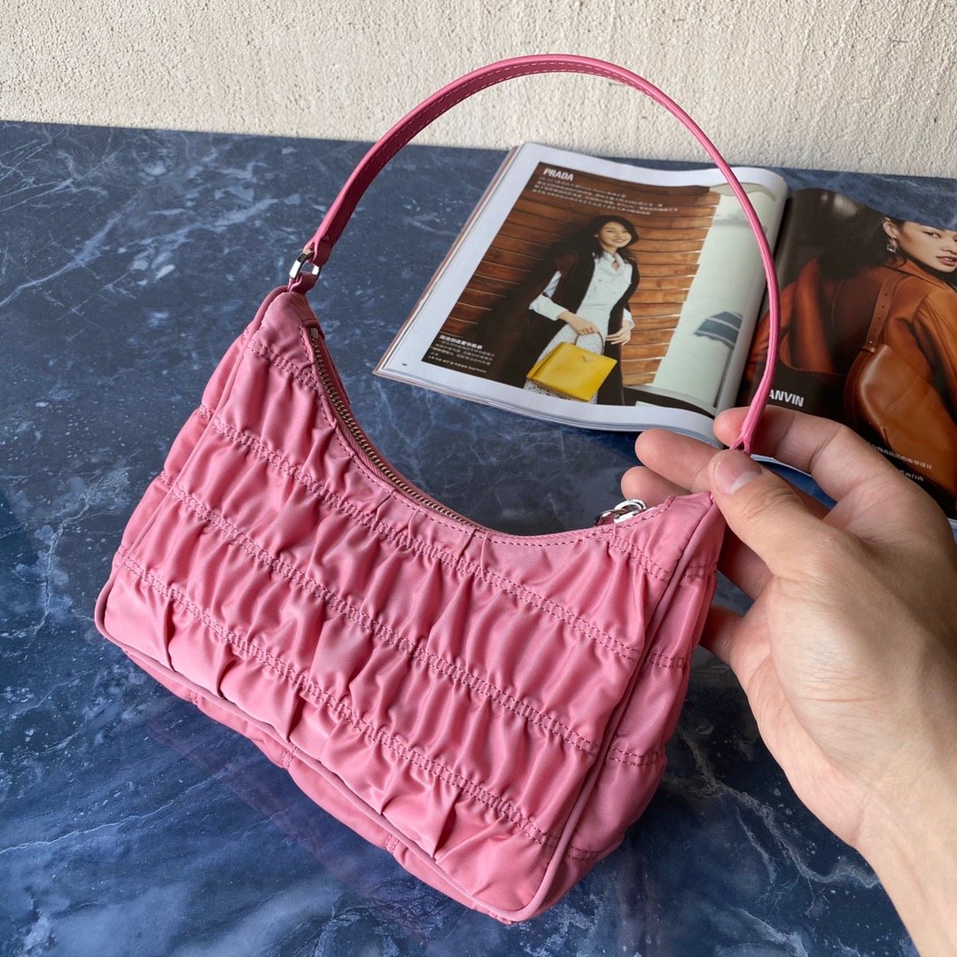 Pra*a Nylon 1NE204 Hobo Bag 22cm 004