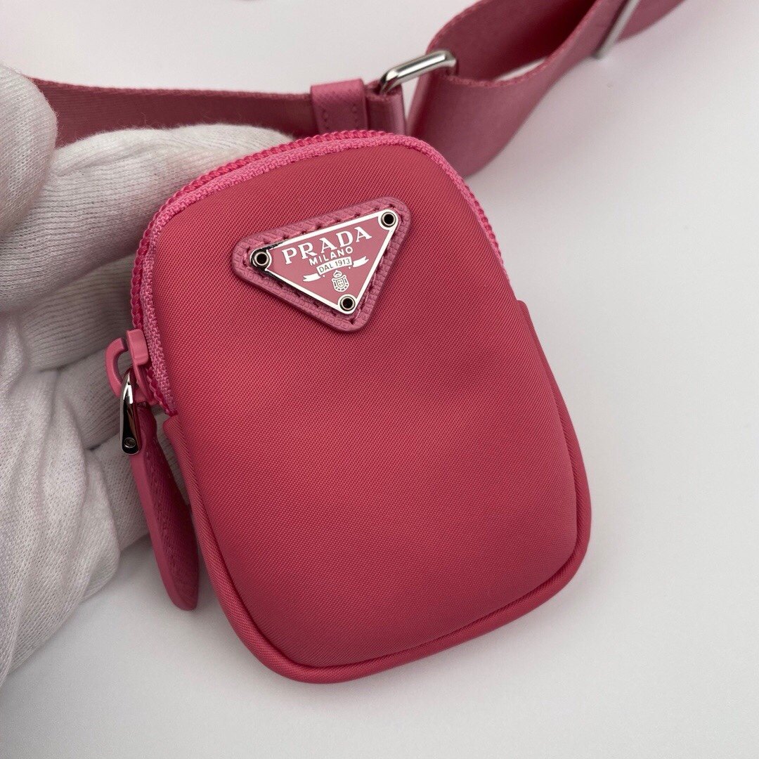 Pra*a Nylon Hobo Bag 20cm