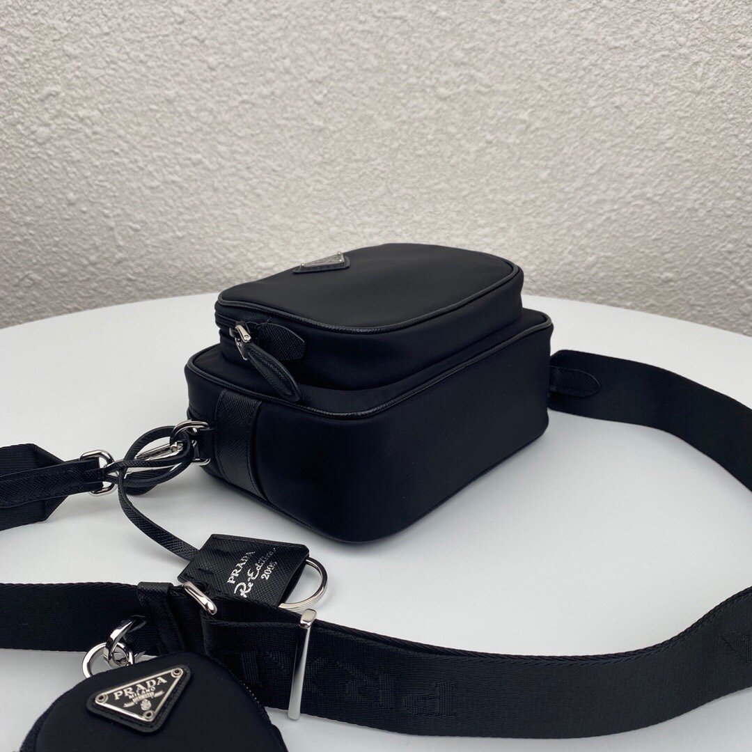 Pra*a Nylon Hobo Bag 20cm 003