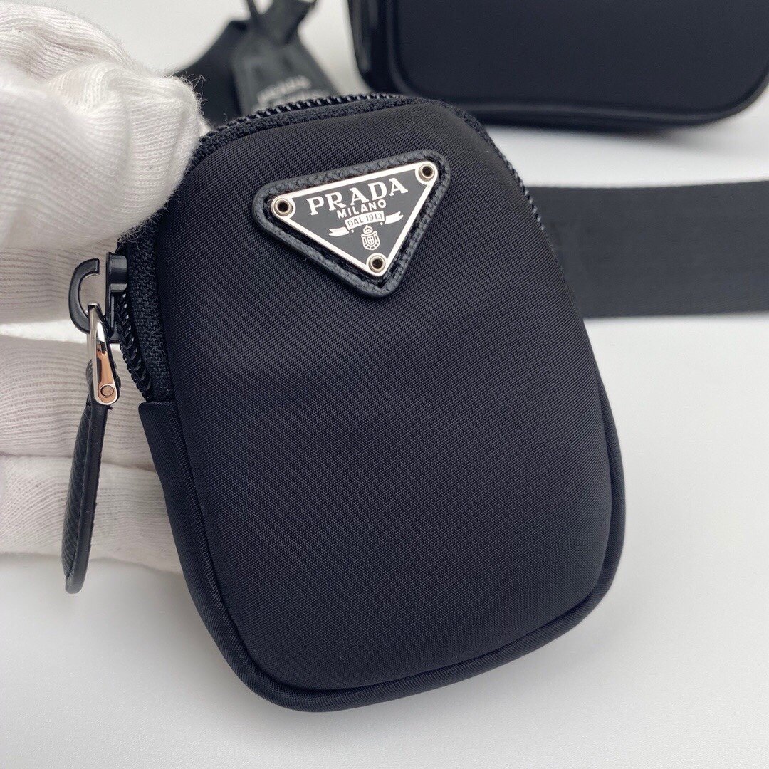 Pra*a Nylon Hobo Bag 20cm 003