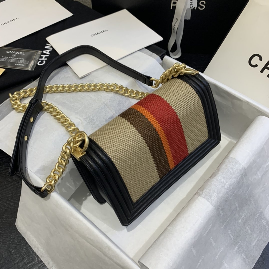 Ch**el 25cm Boy Bag 
