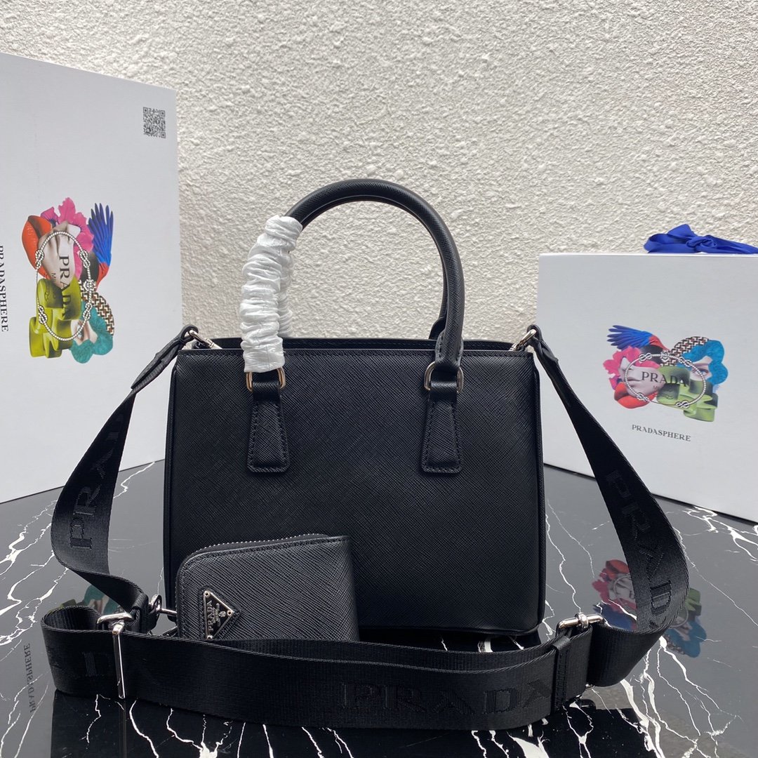 Pra*a Saffiano Leather Bag 1BA296 23cm 003