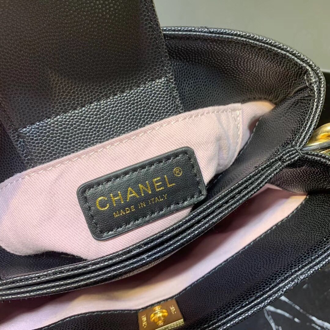 Ch**el Bucket bag 18cm Black