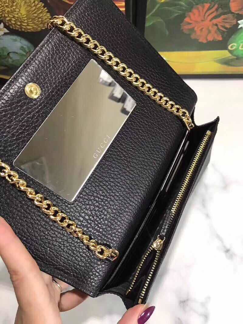 Gvc*1 Leather Mini Chanin Shoulder Bag