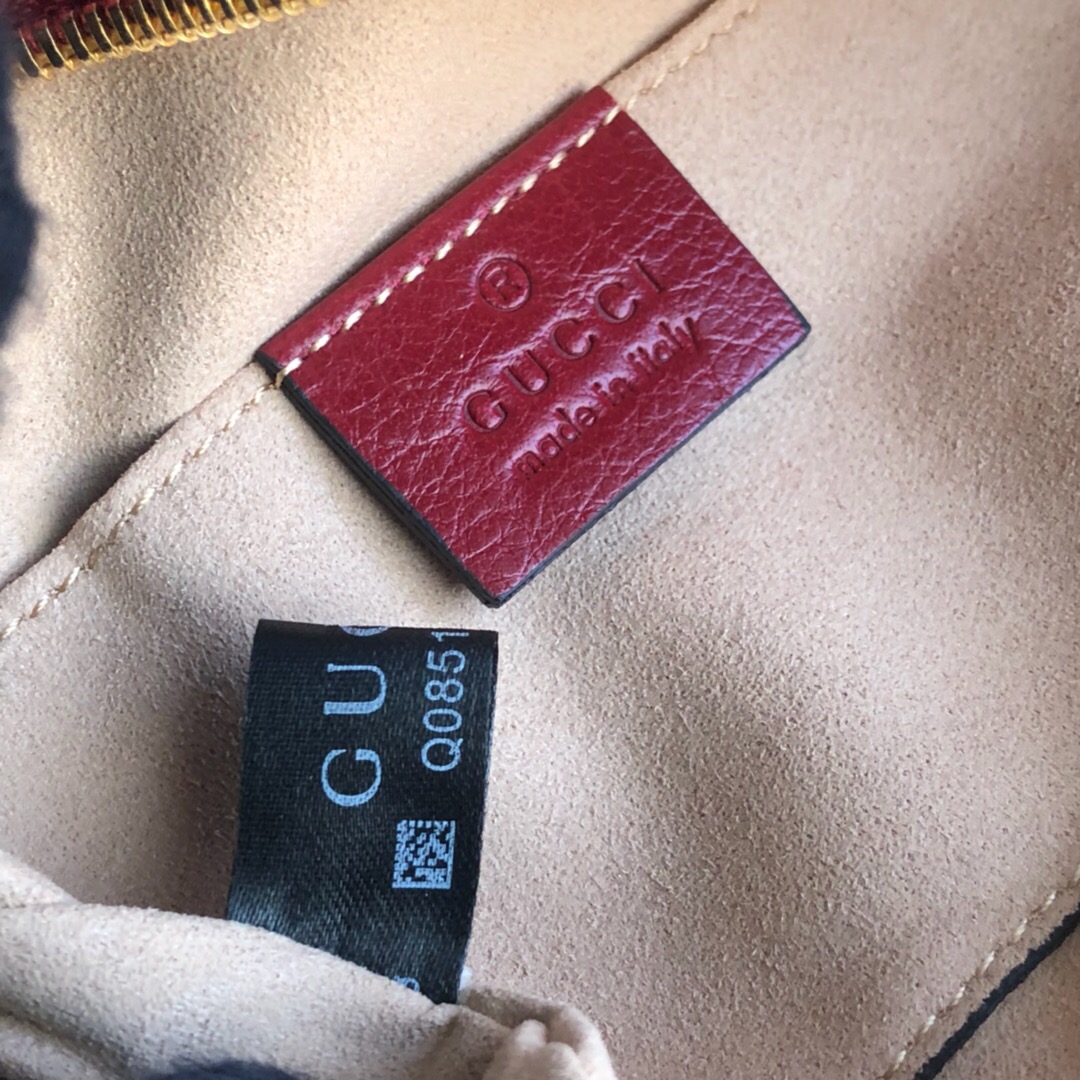 Gvc*1 Red GG Marmont Mini Bag 18cm