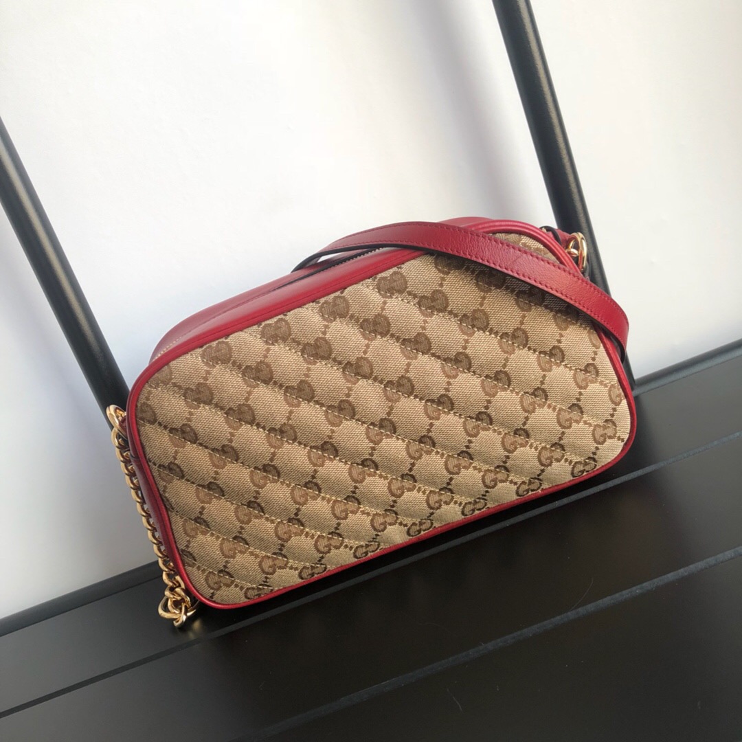 Gvc*1 Red GG Marmont Bag 24cm