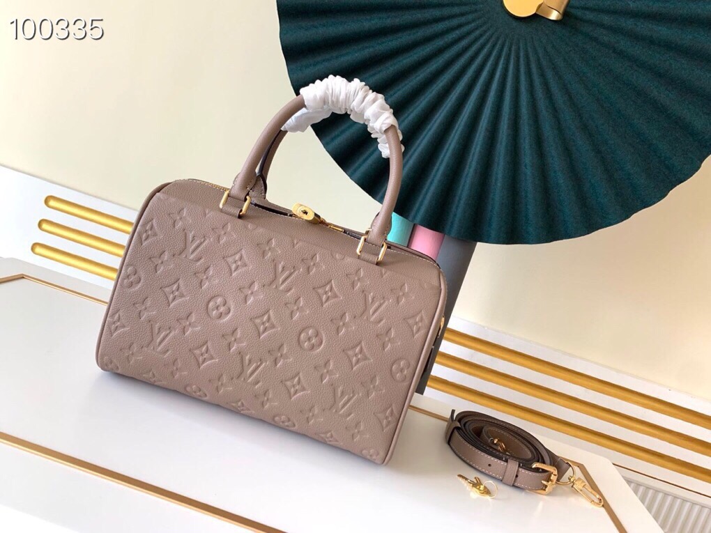 LV Speedy Bandoulière 25 Monogram Empreinte Leather 007