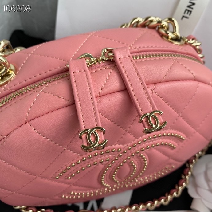 Ch**elCamera Case Lambskin Bag Pink
