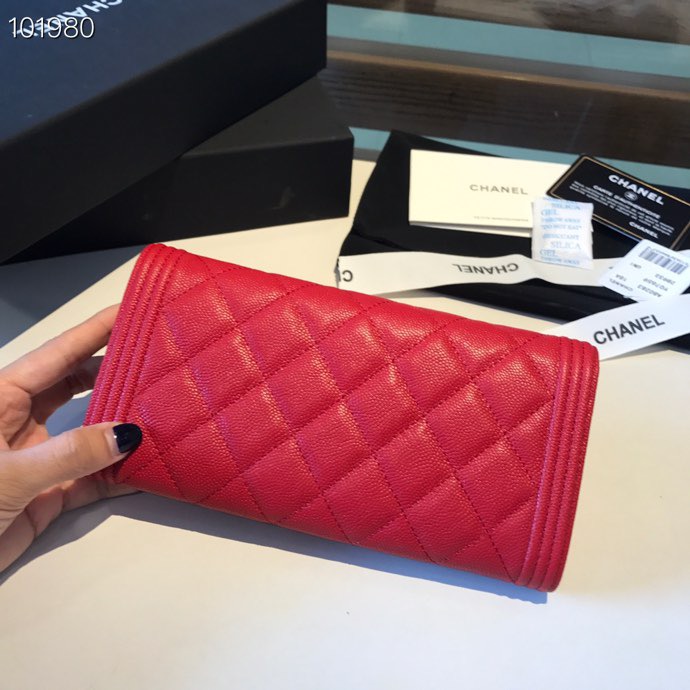 Ch**el LeBoy Wallet Caviar 19CM 004